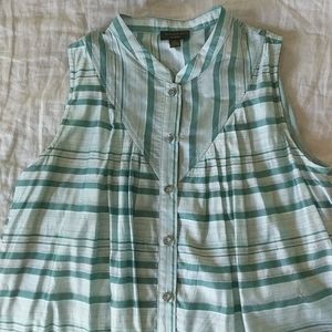 Anthropologie sleeveless blouse NWT
